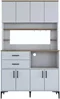 Image Буфет Mirage Meble JE208 (White/Walnut)