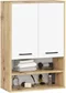 Image Шкафчик подвесной Akord Fin H934 W64 2D 1P (Artisan Oak/White)