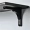 Image Полка Ikea Bergshult/Ramshult 120x30 (Черно-коричневый)