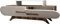 Image Тумба РТВ Mirage Meble Rose (White/Walnut)