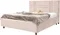 Image Кровать Maria Modern 160x200см Velluto 02 Beige/Walnut