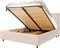 Image Кровать Maria Modern 160x200см Velluto 02 Beige/Walnut