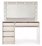 Image Туалетный столик LED Halmar Hollywood 2 XL Cashmere