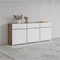 Image Тумба Helvetia Cross 24N9MY43 Wotan Oak/White