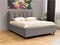 Image Кровать Confort Adele Modern 160x200см Velluto 15 Silver/Walnut