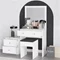 Image Туалетный столик Mirage Meble Nice White