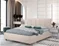 Image Кровать Confort Stenli Modern 160x200см Velluto 02 Beige/Walnut