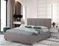 Image Кровать Confort Stenli Modern 160x200 Velluto 15 Silver/Walnut