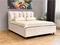 Image Кровать Confort Adele Modern 160x200 Velluto 02 Beige/Walnut