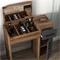 Image Туалетный столик Mirage Meble Inci Light Walnut/Anthracite
