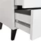 Image Тумба прикроватная Akord Mobi 40см 2SZ White/Black
