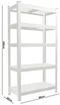 Image Стеллаж GardenLine GWI7361 Black