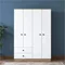Image Dulap Mirage Meble BA108 S 4D2S Walnut/White