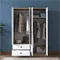 Image Dulap Mirage Meble BA108 S 4D2S Walnut/White