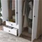 Image Dulap Mirage Meble BA108 S 4D2S Walnut/White