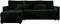 Image Canapea colț Space Meble Mos L Bis Itaka 10, Green Dark
