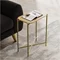 Image Măsuță de cafea Mirage Meble Shb-003-A, Natural/Gold