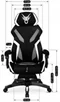Image Игровое кресло Mebel Elite Maximo, Black/White