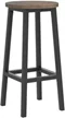 Image Set de scaune de bar Vasagle LBC32X, Rustic Brown/Black
