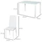 Image Set de mobilier pentru bucătărie Homcom 835-255WT, White