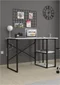 Image Masa de birou Bofigo 2 rafturi, White/Black
