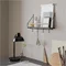 Image Вешалка Ikea Akerbruk 42x12x26см черный/натуральный