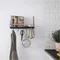 Image Вешалка Ikea Akerbruk 42x12x26см черный/натуральный