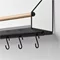 Image Вешалка Ikea Akerbruk 42x12x26см черный/натуральный