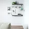 Image Полки Ikea Bergshult/Granhult 80x20cm Коричнево-чёрный/Никелированный