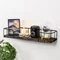 Image Полка Mirage Meble Syringa Dark Walnut/Black
