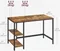 Image Masa de birou Vasagle LWD47X, Rustic Brown/Black