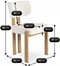 Image Scaun de bucătărie Mebel Elite Grenada Boucle, Oak/Cream