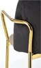 Image Стул для кухни Halmar K500, Beige/Black/Gold
