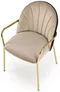 Image Стул для кухни Halmar K500, Beige/Black/Gold
