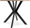 Image Стол для кухни Mebel Elite Lauren 80, Golden Oak/Black