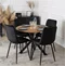 Image Стол для кухни Mebel Elite Lauren 80, Golden Oak/Black
