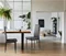Image Комплект стульев для кухни Modern Home DC855-4, Grey/Black