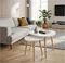 Image Set de mese de cafea Chomik FAT2275, White/Natural