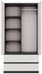 Image Шкаф TopEshop Malwa SS-90, Anthracite/White