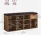 Image Banchetă-raft pentru încălțăminte Vasagle LHS024T01, Rustic Brown/Bronze