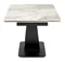 Image Стол для кухни HALMAR FERNANDO, Beige Marble/Black