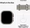 Image Умные часы Apple Watch Ultra 4 GPS + LTE 49mm MJAD4 Natural Titanium Case Tran. Gray Ocean Band