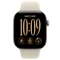 Image Ceas inteligent Apple Watch Series 12 GPS 46mm MJEP4 Light Gold Aluminium Case Sand Sport Band M/L