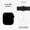 Image Ceas inteligent Apple Watch Series 12 GPS 46mm MJEK4 Black Aluminium Case with Black Sport Band S/M