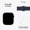 Image Ceas inteligent Apple Watch Series 12 GPS 46mm MJEH4 Space Grey Aluminium Navy Blue Sport Band S/M