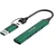 Image Adapter CANYON hub DS-02 4in1 USB-A/C Green