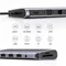 Image Adaptor UGREEN CM681 10in1 USB-C 100W, Space Gray
