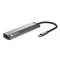 Image Adaptor Natec Fowler Slim Usb-C 4 In 1, Grey