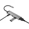 Image Adaptor Natec Fowler Slim Usb-C 4 In 1, Grey