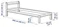 Image Кровать Ikea Neiden Luroy 90х200 Pine